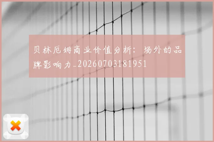 贝林厄姆商业价值分析：场外的品牌影响力_20260703181951